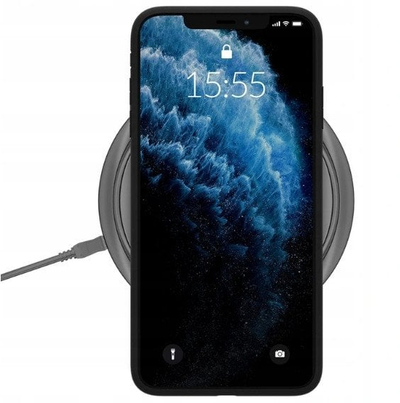 Kapak silikon Vivo X80 Lite V25, TPU i butë, i zi