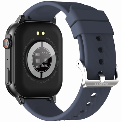 Ora inteligjente Gravity GT15-4, 2.04", me Bluetooth për thirrje, me rrip silikoni blu