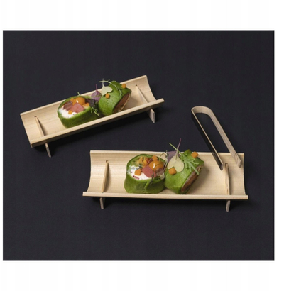 Pinca bambuje Verlo Fingerfood, 12 cm, 12 copë, natyrale