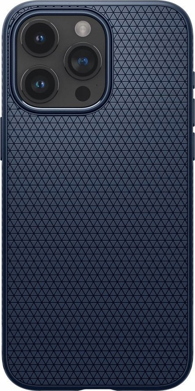 Futrollë Spigen Liquid Air për iPhone 16 Pro Max, TPU, mbrojtje Air Cushion, blu navy