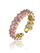 Unazë për femra Marc Malone Arabella Pink Ring MCR23053G, e artë/vjollcë