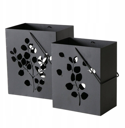 Lampë dekorative Boltze Calypso, metal, set 2 copë, e zezë