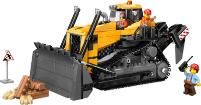Set LEGO City Yellow Bulldozer, automjet ndërtimi, i verdhë
