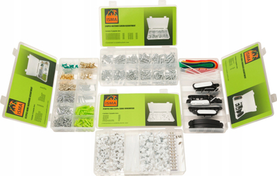 Сет алат Isma Toolbox, 1400 парчиња, со куфер, сива