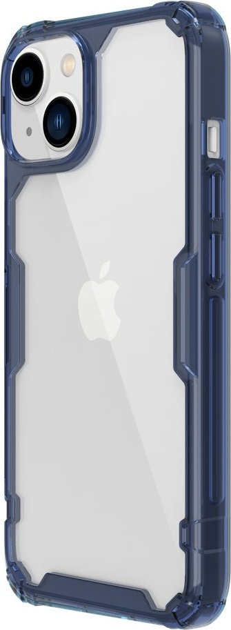 Kapak telefoni Nillkin Nature Pro për Apple iPhone 14 Plus, prej TPU dhe polikarbonati, blu
