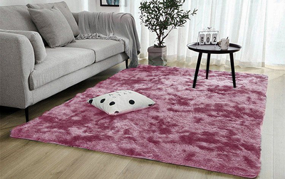 Tapet Strado Ombre Shaggy, 200x300 cm, push i gjatë, i kuq