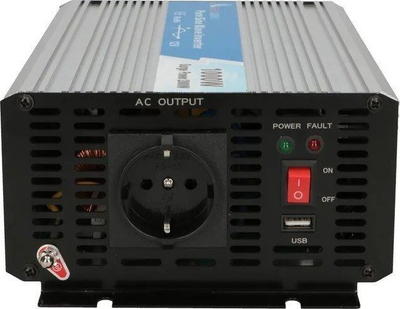 Invertor tensioni Extralink OPIP-1000W, 12V në 230V, 1000W, pure sine wave