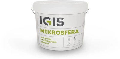 Mbushës muresh IGIS MIKROSFERA, fin gati për përdorim, 10L, i bardhë