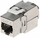 Konektor keystone FX RJ45 8, Cat 8, shielded, i argjendtë
