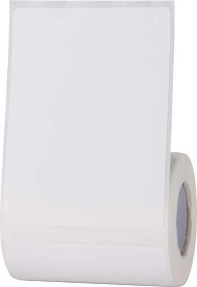Rrotullë etiketa termike NIIMBOT B3S, 70x80mm, 95 etiketa, e bardhë