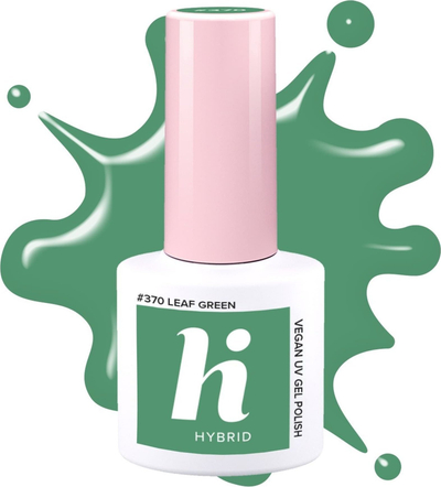 Llak gjysmë-permanent për thonj Hi Hybrid 370 Leaf Green, 5ml, jeshil