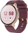 Smartwatch Canyon Badian SW-68, ekran LCD, rrip silikoni, burgundy