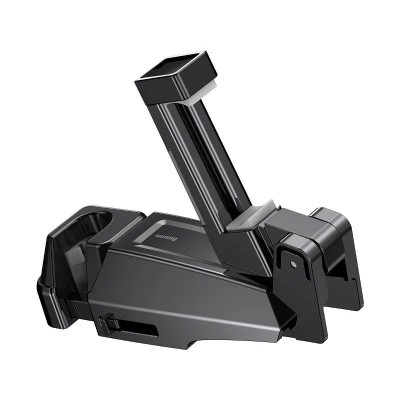 Mbajtës telefoni Baseus Back Seat Headrest, për sedilje të pasme, për telefona 64–90 mm, i zi