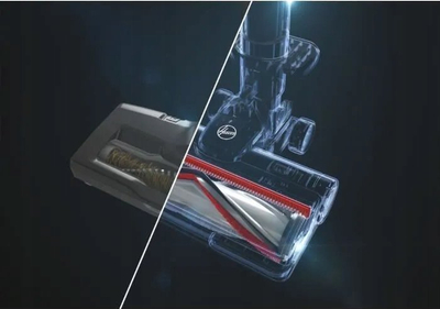 Fshesë me korrent vertikale Hoover HF910H 011, pa kabllo, 2 në 1, gri me t’kuqe
