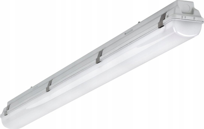 Ndriçues hermetik LED LUG Atlantyk Strong, 130 cm, 31W, 3900 lm, 4000K, IP65, gri