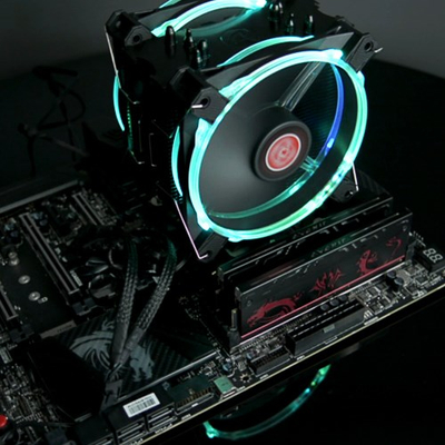 Ftohës procesori Raijintek LETO PRO RGB, 120mm, RGB, i zi