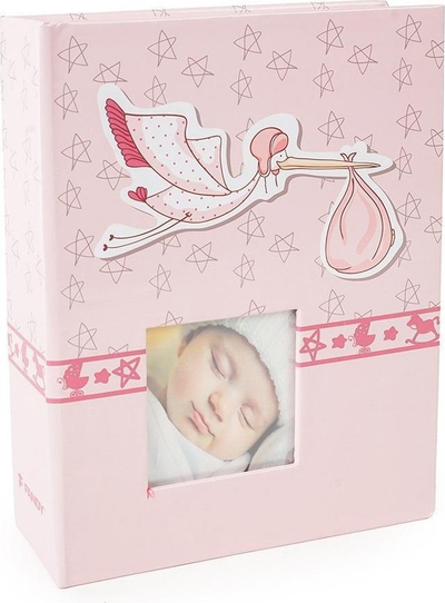 Album fotosh Walther Stork 2 Sewn Pocket, 304 foto, 10 x 15 cm, shumëngjyrësh