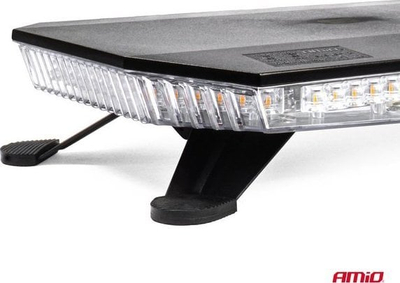 Предупредувачко LED светло AMiO 03345, 12V 24V, портокалово