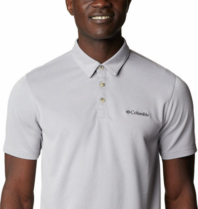 Maicë polo Columbia Nelson Point, për meshkuj, gri