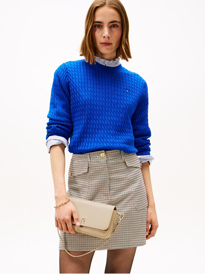 Çantë për femra Tommy Hilfiger, bezhë
