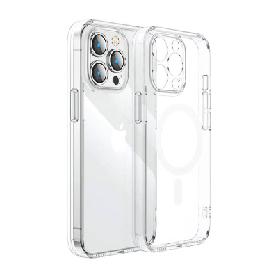 Këllëf telefoni Joyroom Magnetic, për iPhone 15 Pro Max, transparent