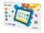 Tablet për kalamoj Blow KidsTAB10, 8\", 4GB RAM, 64GB, 4G LTE, blu