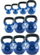 Kettlebell gize HMS KNV28, 28kg, vinil, blu