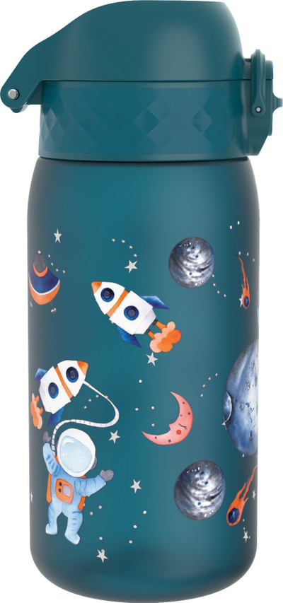 Shishe uji për kalamaj Ion8 Space, 350 ml, kundër rrjedhjes, blu e errët