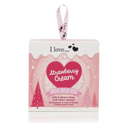 Set dushi I Love Strawberry Cream Mini Treat Box