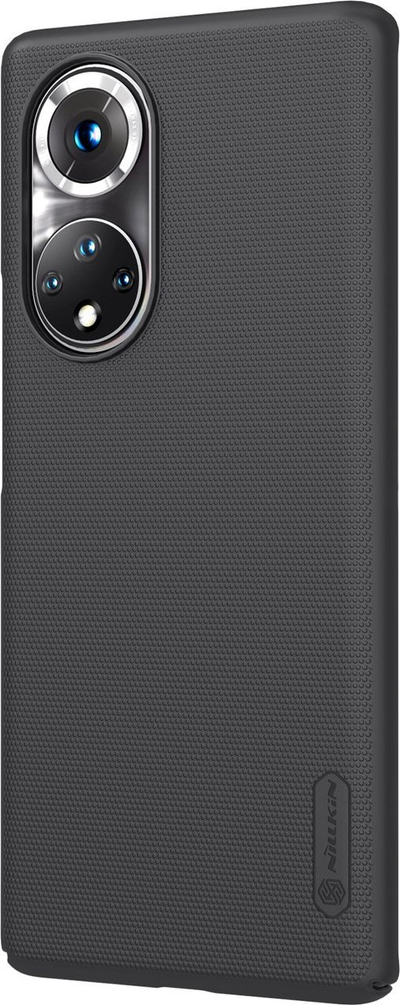 Kapak telefoni Nillkin Super Frosted Shield me këmbëz qëndrimi, për Honor 50 Pro, polikarbonat, i zi