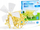 Set edukativ me erë Cute Sunlight Wind Power Beast NO.2141, DIY, 3D, i verdhë