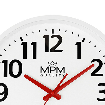 Orë muri MPM Quality Classic E01.4205.0000, e bardhë