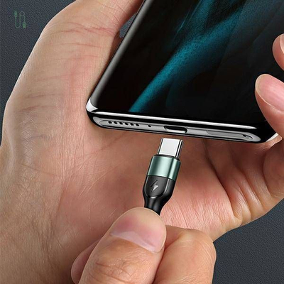 USB Usams USB-A - Kabllo USB-C, 1m, e zezë