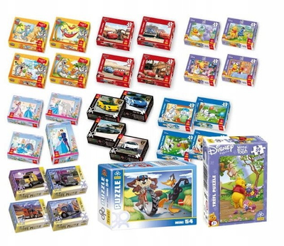 Puzzle mini Minions Trefl, 54 pjesë, për fëmijë 3+, shumëngjyrësh