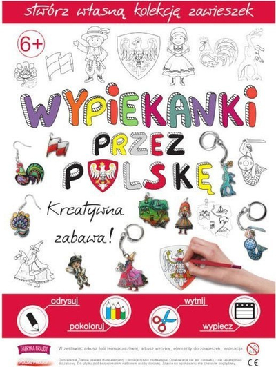 Set kreativ për zbukurime Fabryka Frajdy Baked Decorations Across Poland, për fëmijë dhe të rritur, shumëngjyrësh