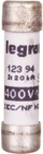 Siguresë cilindrike Legrand 8.5x31.5mm, 0.5A, 400V, jeshile