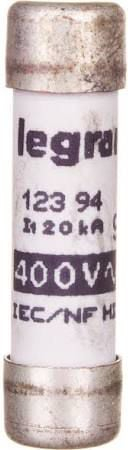 Siguresë cilindrike Legrand 8.5x31.5mm, 0.5A, 400V, jeshile