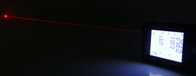 Matës lazer distance Mar-Pol M04022, 50 m, me ekran LED, i zi