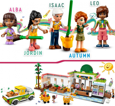 Set LEGO® Friends 41729 Organic Food Shop, 830 pjesë