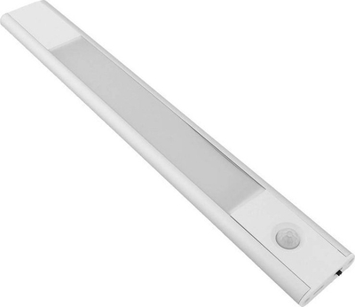 Shirit drite LED me sensor lëvizjeje, pa kabllo, 20cm, i zi