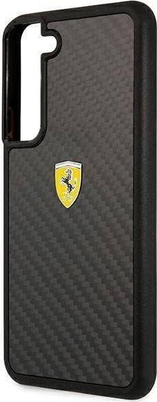 Futlle telefoni Ferrari On Track Real Carbon FEHCS22SFCAK, për Samsung Galaxy S22, e zezë
