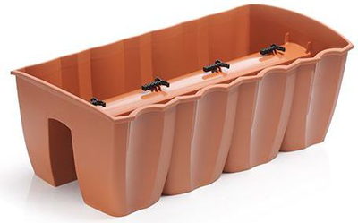 Vazo tarrace Prosperplast Crown DCRO600, 600mm, plastike, antracit