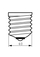 Llambë natriumi Philips Master Son-T Pia Plus E40 (871150017987615), 250W