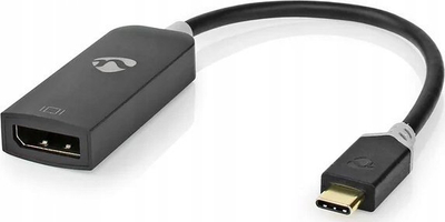 Adapter USB C Nedis, USB 3.2 Gen 1, DisplayPort, 0.2m, antracit