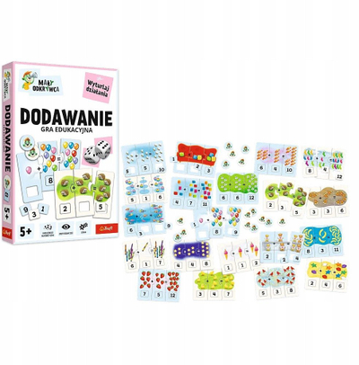 Lojë edukative Trefl Little Explorer Addition, matematikë, për kalamoj