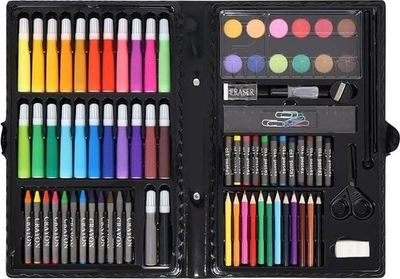 Set pikture për fëmijë Paint Set for Kids, 86 pjesë, shumëngjyrësh