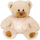 Lodër plusht ari Teddy Bear Beppe 13356, 16cm, me shall të kuq