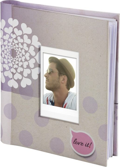 Album fotografik Fujifilm Instax Mini Stylish Dots, 60 foto, shumëngjyrësh