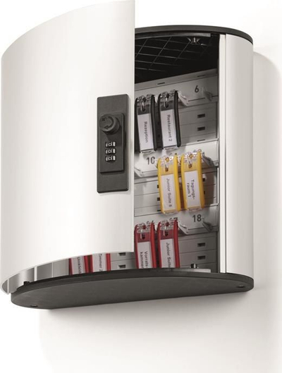 Kuti çelësash Durable KeyBoxCode 18, kombinim me kod, alumin, argjendtë