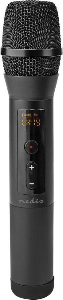 Mikrofon wireless UHF K8, sistem dore, marrës i vogël portativ 6.35mm, rreze 50m, ngjyrë e zezë